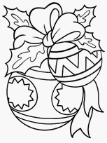 coloriage boules de noel